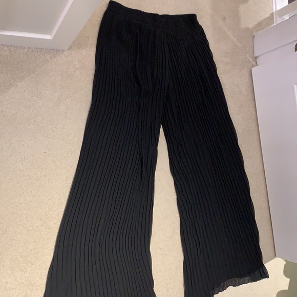 Zara beautiful wide black woman lady summer pants - Picture 1 of 4
